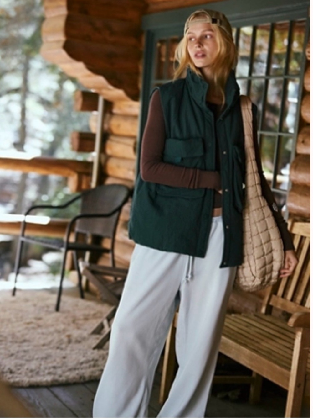 FP Movement by Free People EverGreen Cabin Fever Puffer Vest